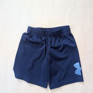 Under Armour Kids Dark Blue Athletic Shorts